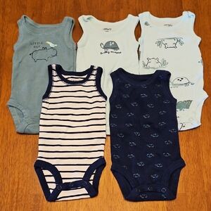 Lot Of 5 Tank Top Onesies